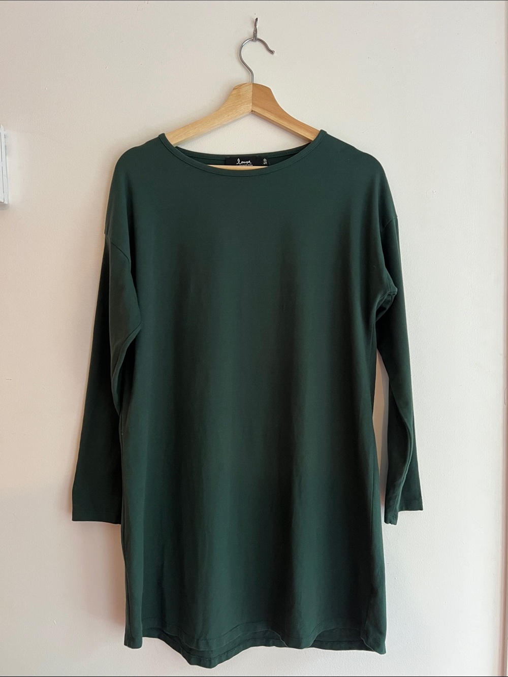 Louve Forest Green Long Sleeve Dress